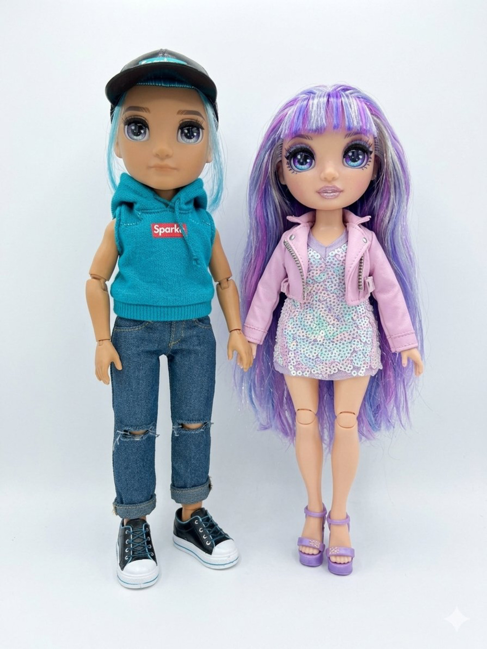 Rainbow High Dolls Lot with Extra Clothing and Accessories